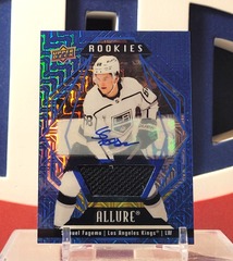 Samuel Famego 2022-23 - Allure Rookies Blue Line Auto Jersey /75 Upper Deck